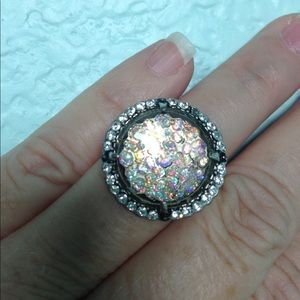 Premier Designs Halmark Sparkle Ring size 7